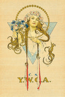 EXPO Y.W.C.A / YWCA MUCHA Rapv-POSTER/REPRODUCTION d1 AFFICHE VINTAGE