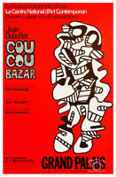 EXPO Jean DUBUFFET COUCOU BAZAR 1973 Rqei POSTER/REPRODUCTION d1 AFFICHE VINTAGE