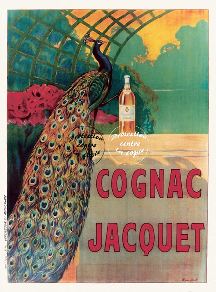 PUB JACQUET COGNAC Rfybi-POSTER/REPRODUCTION d1 AFFICHE VINTAGE