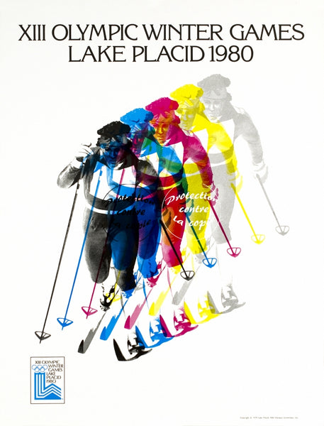 SPORT OLYMPIC GAMES USA 1980 Rfxaz-POSTER/REPRODUCTION d1 AFFICHE VINTAGE