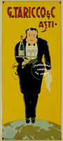 PUB G. TARICCO CHAMPAGNE Rltq-POSTER/REPRODUCTION d1 AFFICHE VINTAGE