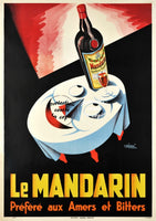 PUB LE MANDARIN ApéRITIF Regg-POSTER/REPRODUCTION d1 AFFICHE VINTAGE