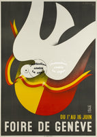 GENèVE FOIRE 1946 Rfoar-POSTER/REPRODUCTION d1 AFFICHE VINTAGE