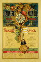 PUB JEANNERET KRENTEL Rffxg-POSTER/REPRODUCTION d1 AFFICHE VINTAGE