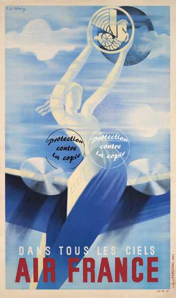 AIRLINES AVION Rltz-POSTER/REPRODUCTION d1 AFFICHE VINTAGE