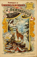 PUB SEMPASTOUS CONSERVES TARBES Rof-POSTER/REPRODUCTION d1 AFFICHE VINTAGE