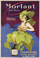 PUB MORLANT CHAMPAGNE Rtdv-POSTER/REPRODUCTION d1 AFFICHE VINTAGE