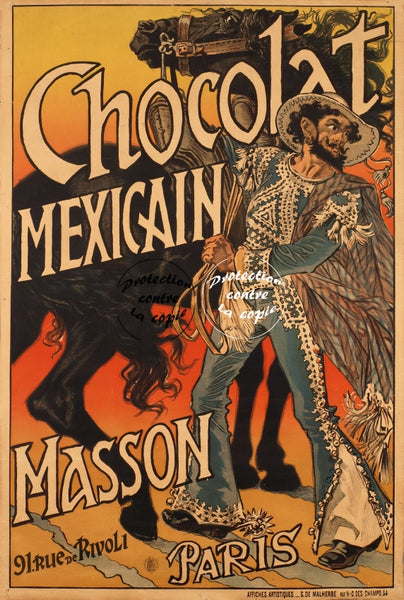 PUB MASSON CHOCOLAT Rxrx-POSTER/REPRODUCTION d1 AFFICHE VINTAGE