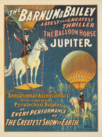 CIRQUE: BARNUM & BAILEY Réf023:POSTER/REPRODUCTION d1 AFFICHE VINTAGE
