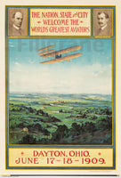 AIRLINES 1909 DAYTON OHIO Réf309 POSTER/REPRODUCTION d1 AFFICHE VINTAGE