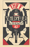 PUBLICITé: THEE SCHILDMEUER:POSTER/REPRODUCTION d1 AFFICHE VINTAGE