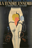 FILM la TENDRE ENNEMIE Rf006-POSTER/REPRODUCTION d1 AFFICHE VINTAGE