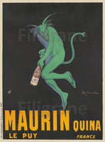 PUB MAURIN QUINA le PUY Rf72-POSTER/REPRODUCTION d1 AFFICHE VINTAGE