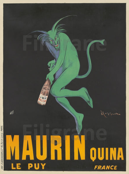 PUB MAURIN QUINA le PUY Rf72-POSTER/REPRODUCTION d1 AFFICHE VINTAGE