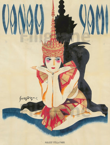 DIVERS VANAH YAMI Rf112-POSTER/REPRODUCTION d1 AFFICHE VINTAGE