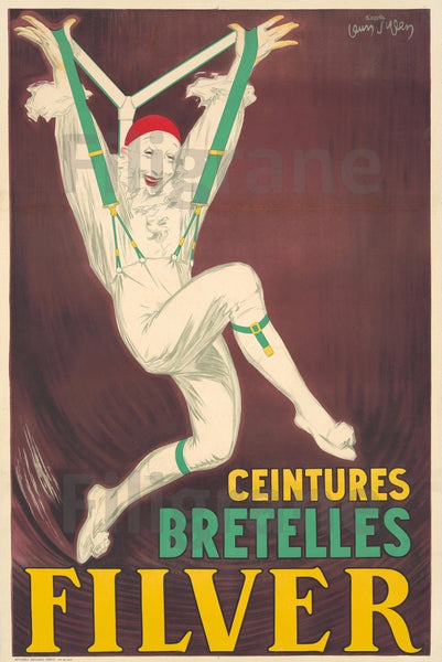 PUB CEINTURE FILVER Rf166-POSTER/REPRODUCTION d1 AFFICHE VINTAGE