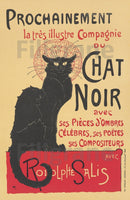 SPECTACLE PièCE CHAT NOIR Rf211-POSTER/REPRODUCTION d1 AFFICHE VINTAGE