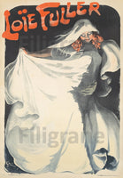 SPECTACLE Loïe FULLER Rf217-POSTER/REPRODUCTION d1 AFFICHE VINTAGE