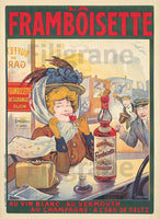 PUB la FRAMBOISETTE Rf263-POSTER/REPRODUCTION d1 AFFICHE VINTAGE