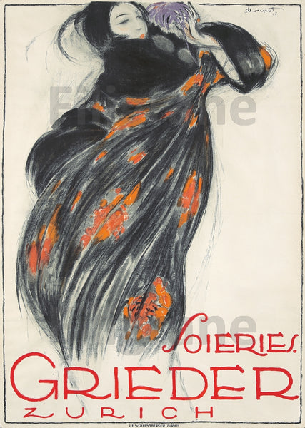 PUB GRIEDER SOIERIES Rsfy-POSTER/REPRODUCTION d1 AFFICHE VINTAGE