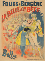 FOLIES BERGèRE BALLET Rbik-POSTER/REPRODUCTION d1 AFFICHE VINTAGE