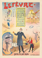 LEFêVRE CIRQUE LOOPING Rszg-POSTER/REPRODUCTION d1 AFFICHE VINTAGE