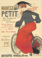 MANèGE PETIT VéLO/CYCLES Rvet-POSTER/REPRODUCTION d1 AFFICHE VINTAGE