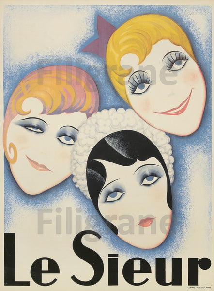 DIVERS LE SIEUR Rywc-POSTER/REPRODUCTION d1 AFFICHE VINTAGE