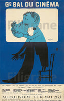 COLISEUM BAL CINéMA 1953 Rncz-POSTER/REPRODUCTION d1 AFFICHE VINTAGE