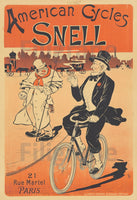 SNELL VéLO/CYCLES Rcbq-POSTER/REPRODUCTION d1 AFFICHE VINTAGE
