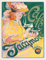 PUB JACQMOTTE CAFé Rhiu-POSTER/REPRODUCTION d1 AFFICHE VINTAGE