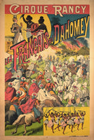 RANCY CIRQUE DAHOMEY Rhpa-POSTER/REPRODUCTION d1 AFFICHE VINTAGE