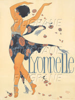 PUB LYONNELLE Rhgo-POSTER/REPRODUCTION d1 AFFICHE VINTAGE