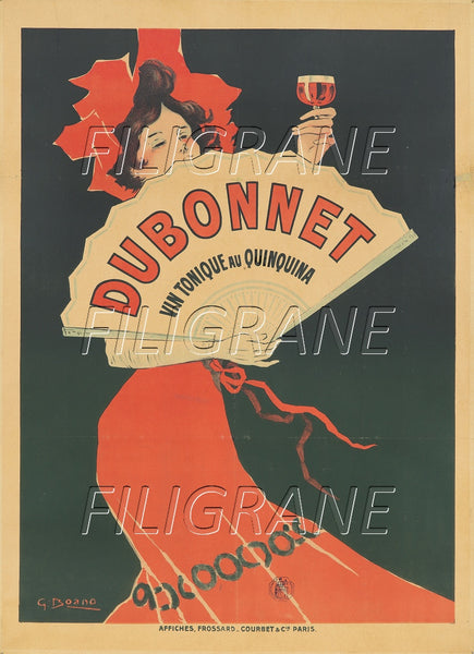 PUB DUBONNET ApéRITIF Rpqa-POSTER/REPRODUCTION d1 AFFICHE VINTAGE