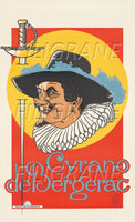 SPECTACLE CYRANO de BERGERAC Rogc-POSTER/REPRODUCTION d1 AFFICHE VINTAGE