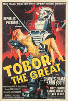 TOBOR the GREAT FILM Rzno-POSTER/REPRODUCTION d1 AFFICHE VINTAGE