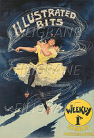 PUB ILLUSTRATED BITS PRESSE Rroi-POSTER/REPRODUCTION d1 AFFICHE VINTAGE