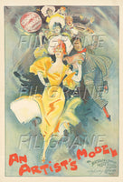 SPECTACLE AN ARTIST'S MODEL Rzgp-POSTER/REPRODUCTION d1 AFFICHE VINTAGE
