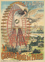 FêTE GRANDE ROUE de PARIS Rkrx-POSTER/REPRODUCTION d1 AFFICHE VINTAGE