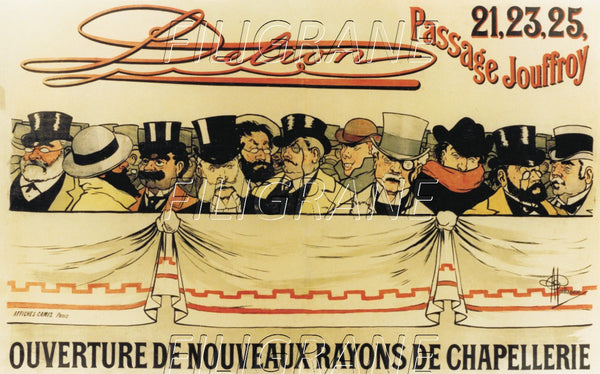 PUB DELION CHAPEAU Rzco-POSTER/REPRODUCTION d1 AFFICHE VINTAGE