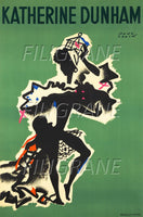 SPECTACLE KATHERINE DUNHAM Rzpu-POSTER/REPRODUCTION d1 AFFICHE VINTAGE