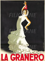 SPECTACLE LA GRANERO DANSEUSE Rlzv-POSTER/REPRODUCTION d1 AFFICHE VINTAGE