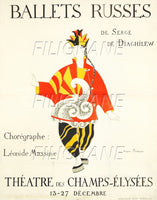 BALLETS RUSSES Rmeh-POSTER/REPRODUCTION d1 AFFICHE VINTAGE