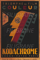 KODACHROME FILM COULEUR Rdhp-POSTER/REPRODUCTION d1 AFFICHE VINTAGE