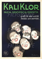 PUB KALI KLOR DENTIFRICE Rrgo-POSTER/REPRODUCTION d1 AFFICHE VINTAGE