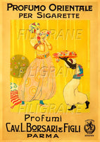PUB CAV L BORSARI FIGLI PROFUMI Rmes-POSTER/REPRODUCTION d1 AFFICHE VINTAGE