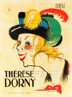 SPECTACLE Thérèse DORNY Rvgb-POSTER/REPRODUCTION d1 AFFICHE VINTAGE