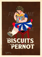 PUB BISCUITS PERNOT Rwjj-POSTER/REPRODUCTION d1 AFFICHE VINTAGE