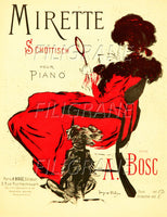 SPECTACLE MIRETTE Rihq-POSTER/REPRODUCTION d1 AFFICHE VINTAGE