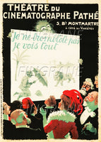 THEATRE PATHé MONTMARTRE Rbpm-POSTER/REPRODUCTION d1 AFFICHE VINTAGE